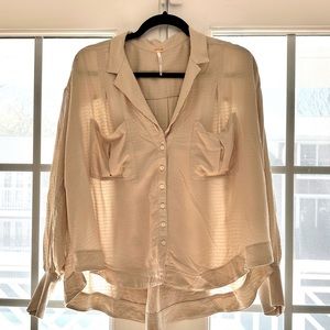 NWT Free People Oversized Blouse